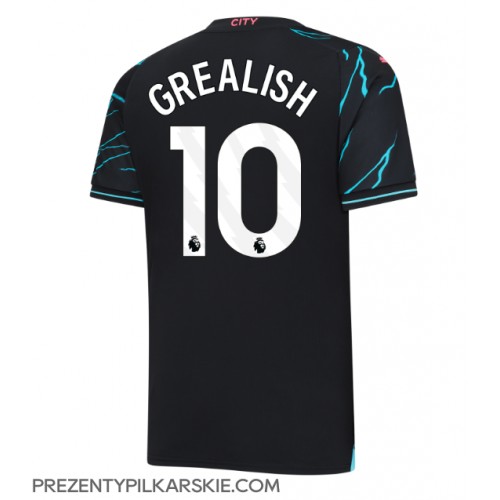 Stroje piłkarskie Manchester City Jack Grealish #10 Koszulka Trzeciej 2023-24 Krótki Rękaw